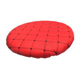 Maxbell Round Bar Stool Cover Soft AntiSlip Fashion Slipcover for Office Chairs Home Red