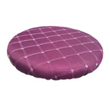 Maxbell Round Bar Stool Cover Soft AntiSlip Fashion Slipcover for Office Chairs Home Purple