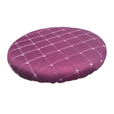 Maxbell Round Bar Stool Cover Soft AntiSlip Fashion Slipcover for Office Chairs Home Purple