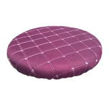 Maxbell Round Bar Stool Cover Soft AntiSlip Fashion Slipcover for Office Chairs Home Purple