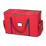 Maxbell Xmas Storage Container Carrying Bag Figurines Christmas Ornament Storage Box