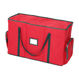 Maxbell Xmas Storage Container Carrying Bag Figurines Christmas Ornament Storage Box