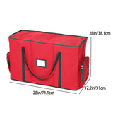 Maxbell Xmas Storage Container Carrying Bag Figurines Christmas Ornament Storage Box