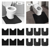 Maxbell 6x Bathroom Rugs Lightweight Commode Potty Mats for Hotel Home Dorm 21.7 inx23.6 in