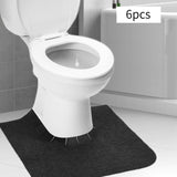 Maxbell 6x Bathroom Rugs Lightweight Commode Potty Mats for Hotel Home Dorm 24 inx25.6 in