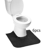 Maxbell 6x Bathroom Rugs Lightweight Commode Potty Mats for Hotel Home Dorm 24 inx25.6 in