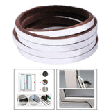 Maxbell Weather Strip Strong Stickiness Waterproof Dustproof Window Door Seal Strip Brown