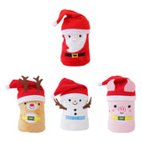 Maxbell Throw Blanket Warm Cartoon Christmas Winter Blankets Decorative Wrap Blanket Santa Claus