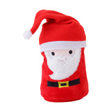 Maxbell Throw Blanket Warm Cartoon Christmas Winter Blankets Decorative Wrap Blanket Santa Claus