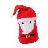 Maxbell Throw Blanket Warm Cartoon Christmas Winter Blankets Decorative Wrap Blanket Santa Claus