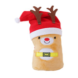 Maxbell Throw Blanket Warm Cartoon Christmas Winter Blankets Decorative Wrap Blanket Elf