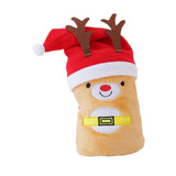 Maxbell Throw Blanket Warm Cartoon Christmas Winter Blankets Decorative Wrap Blanket Elf