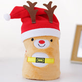 Maxbell Throw Blanket Warm Cartoon Christmas Winter Blankets Decorative Wrap Blanket Elf