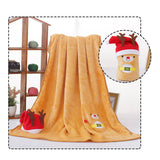 Maxbell Throw Blanket Warm Cartoon Christmas Winter Blankets Decorative Wrap Blanket Elf