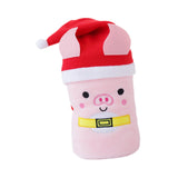 Maxbell Throw Blanket Warm Cartoon Christmas Winter Blankets Decorative Wrap Blanket Piggy