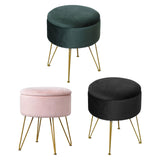 Maxbell Vanity Stool Coffee Table Ottoman Dressing Stool for Entryway Indoor Bedroom Green