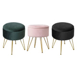Maxbell Vanity Stool Coffee Table Ottoman Dressing Stool for Entryway Indoor Bedroom Green