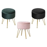 Maxbell Vanity Stool Coffee Table Ottoman Dressing Stool for Entryway Indoor Bedroom Green