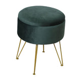 Maxbell Vanity Stool Coffee Table Ottoman Dressing Stool for Entryway Indoor Bedroom Green