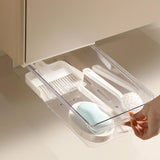 Maxbell Under Desk Drawer Kitchen Utensil Organizer with Drain Holes Storage Drawers