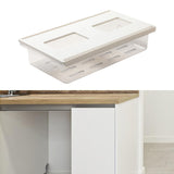 Maxbell Under Desk Drawer Kitchen Utensil Organizer with Drain Holes Storage Drawers