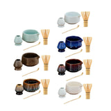 Maxbell Matcha Tea Set Japanese Handmade for Tea Lovers Tea Bowl Matcha Utensils Set White