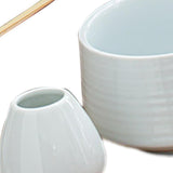 Maxbell Matcha Tea Set Japanese Handmade for Tea Lovers Tea Bowl Matcha Utensils Set White