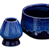Maxbell Matcha Tea Set Japanese Handmade for Tea Lovers Tea Bowl Matcha Utensils Set Blue