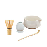 Maxbell Matcha Tea Set Japanese Handmade for Tea Lovers Tea Bowl Matcha Utensils Set Lunar White