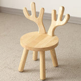 Maxbell Kids Chair Wood Stool Footstool Children Chair for Apartment Bedside Doorway