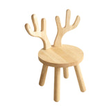 Maxbell Kids Chair Wood Stool Footstool Children Chair for Apartment Bedside Doorway