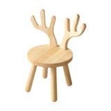 Maxbell Kids Chair Wood Stool Footstool Children Chair for Apartment Bedside Doorway