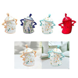 Maxbell Attitude Canister Sassy Teapot with Attitude for Living Room Wedding Kitchen Yellow