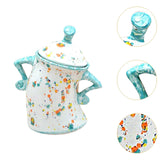 Maxbell Attitude Canister Sassy Teapot with Attitude for Living Room Wedding Kitchen Light Blue