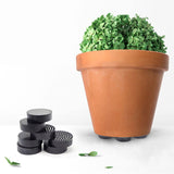Maxbell Flower Pot Feet Black Thickened Planter Pot Feet for Deck Outdoor Greenhouse