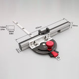 Maxbell Table Saw Miter Gauge System Kit Multifunctional Sawing Assembly Angle Ruler