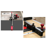 Maxbell Table Saw Miter Gauge System Kit Multifunctional Sawing Assembly Angle Ruler
