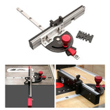Maxbell Table Saw Miter Gauge System Kit Multifunctional Sawing Assembly Angle Ruler