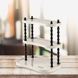 Maxbell Counter Organizer Stand Makeup Organizer Countertop for Bathroom Living Room Rectangle 3Layer25cm