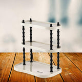 Maxbell Counter Organizer Stand Makeup Organizer Countertop for Bathroom Living Room Rectangle 3Layer25cm