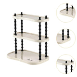 Maxbell Counter Organizer Stand Makeup Organizer Countertop for Bathroom Living Room Rectangle 3Layer25cm