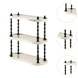 Maxbell Counter Organizer Stand Makeup Organizer Countertop for Bathroom Living Room Rectangle 3Layer16cm