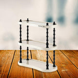 Maxbell Counter Organizer Stand Makeup Organizer Countertop for Bathroom Living Room Rectangle 3Layer16cm