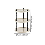 Maxbell Counter Organizer Stand Makeup Organizer Countertop for Bathroom Living Room Round 3 Tier