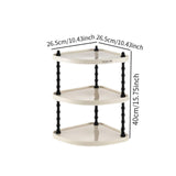 Maxbell Counter Organizer Stand Makeup Organizer Countertop for Bathroom Living Room Triangle 3 Tier