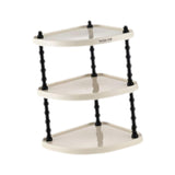 Maxbell Counter Organizer Stand Makeup Organizer Countertop for Bathroom Living Room Triangle 3 Tier