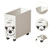 Maxbell Under Desk Utility Cart Space Saving Mobile Shelf for Apartment Kitchen Dorm