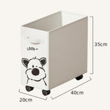 Maxbell Under Desk Utility Cart Space Saving Mobile Shelf for Apartment Kitchen Dorm
