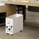 Maxbell Under Desk Utility Cart Space Saving Mobile Shelf for Apartment Kitchen Dorm