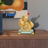 Maxbell Fish Sculpture Feng Shui Ornament Decorative Resin for Office Tabletop Hotel